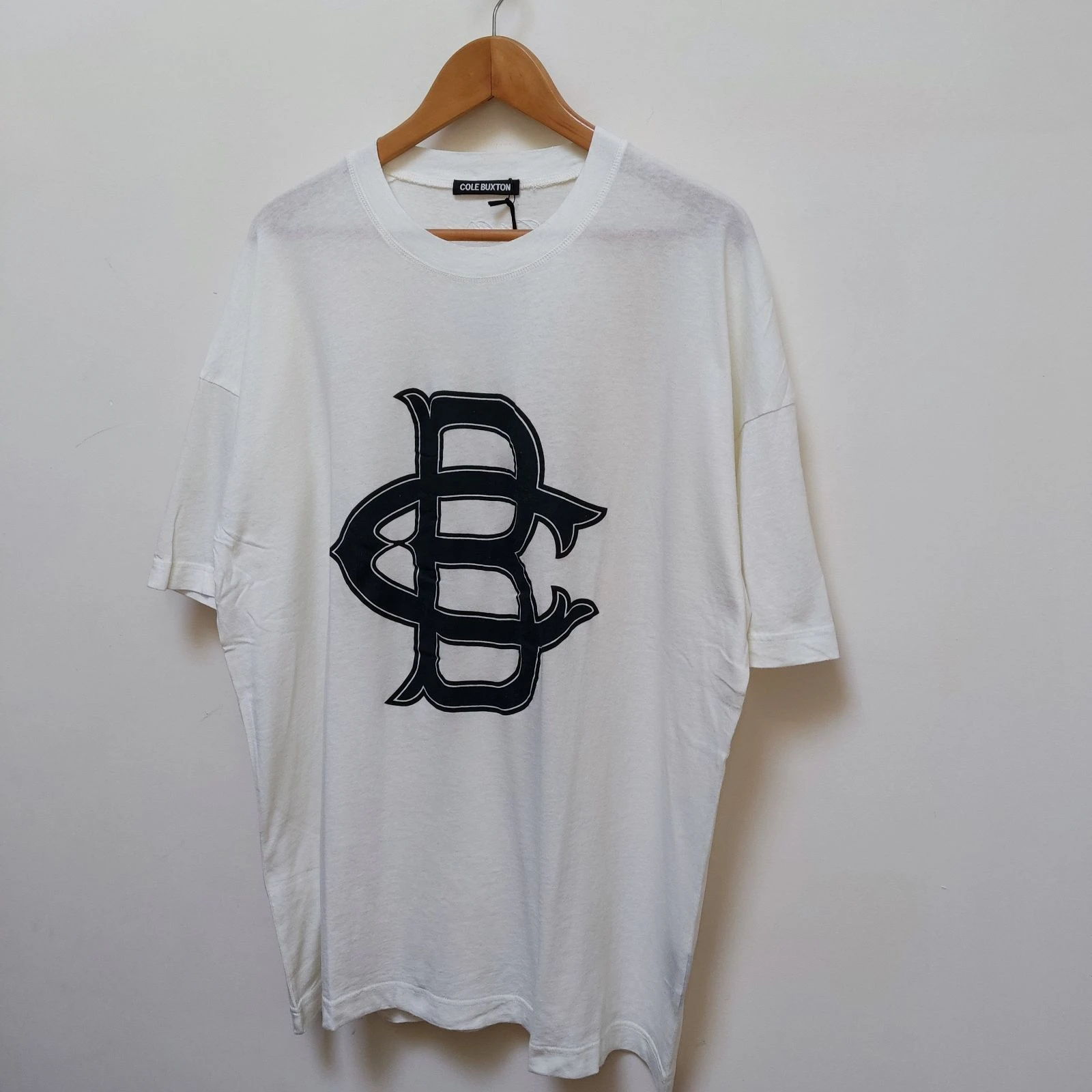 Cole Buxton Size XL T-Shirt CB Béisbol Vintage Blanco bosque/Verde Negro – photo 5